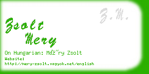 zsolt mery business card